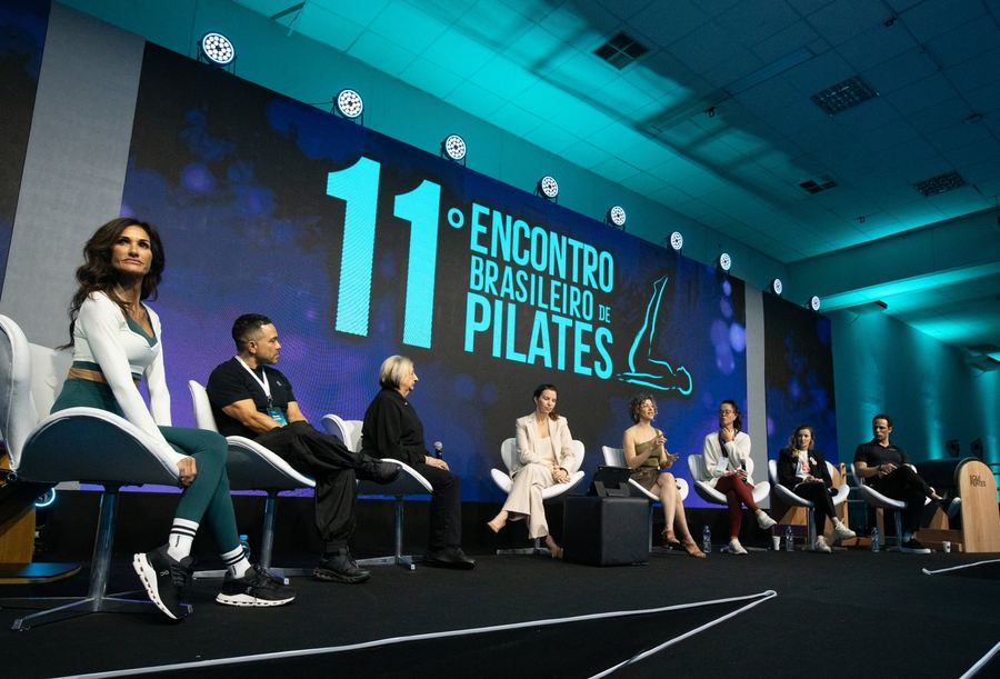 Painel de LED de grande formato em palco